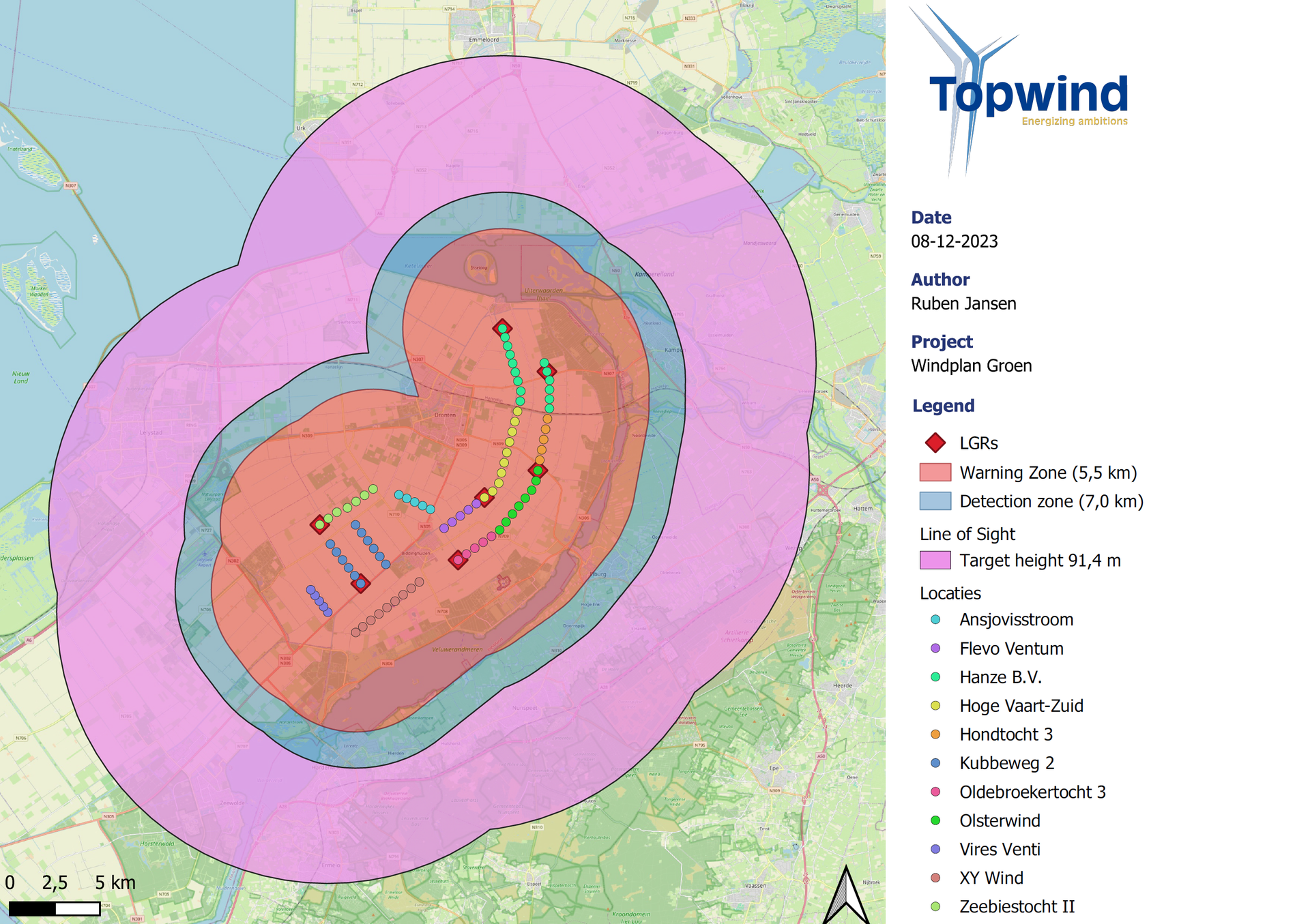 ADLS configuration of Windplan Groen